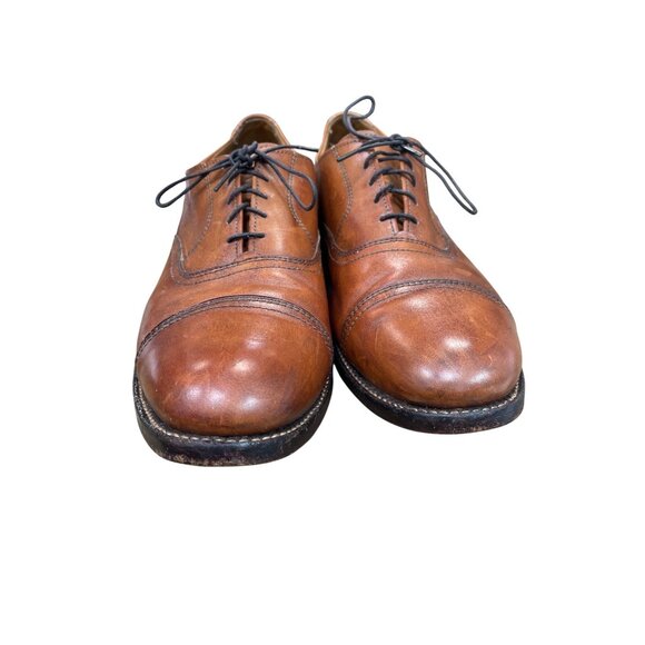 Allen Edmonds Brookwood mens brown leather cap toe oxford shoes sz 13A SKU 9635 main image 13